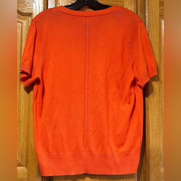American Eagle Outfitters Tangerine Cotton/Rayon Blend Cardigan Women's XL - Picture 6 of 7